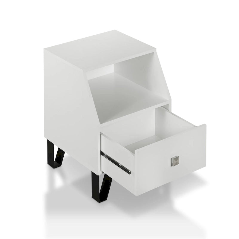 Kara Contemporary 16-inch 1-Shelf Side Table by Furniture of America