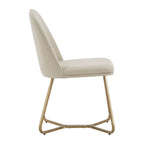 Cheyenne Gold Metal Dining Chair (Set of 2) by iNSPIRE Q Modern