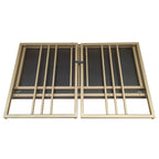 Collapsible Slatted Mission Writing Computer Desk