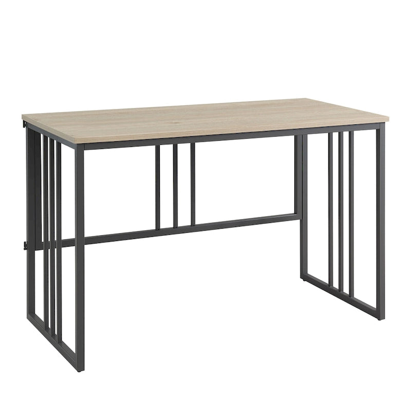Collapsible Slatted Mission Writing Computer Desk