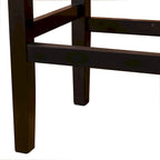 26-inch Brown Backless Counter Stool, Set of 2