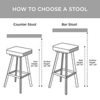 INK+IVY Trestle Counter Stool