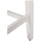 Jameson Upholstered Polyester Antique White 24 Inch Counter Stool