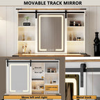 Makeup Vanity With Led Light and Outlets
