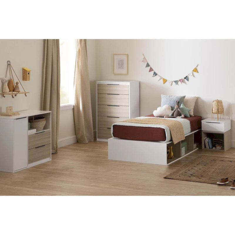 Hourra 2-Drawer Dresser with Door