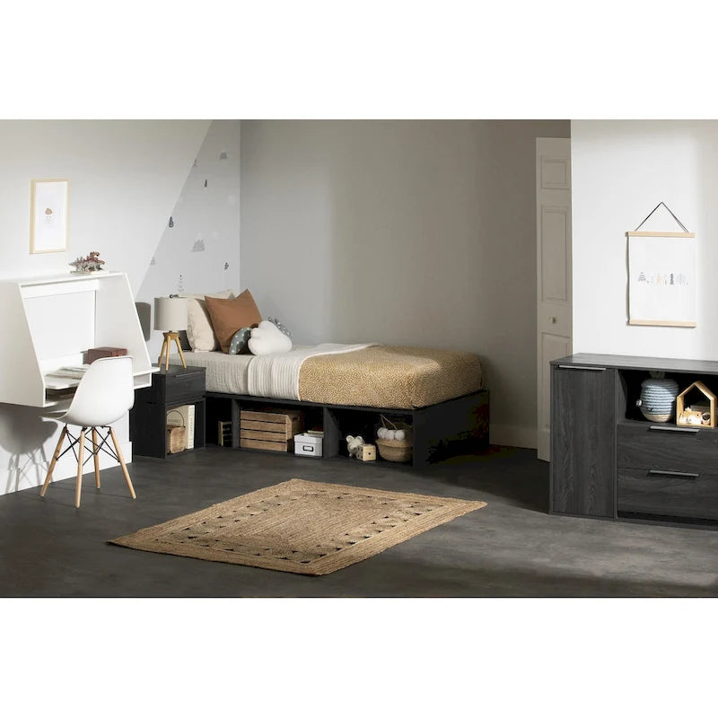 Hourra 2-Drawer Dresser with Door