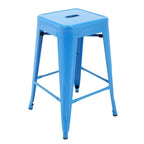 Carbon Loft Athos Indoor and Outdoor Metal Patio Counter Stool (Set of 4)