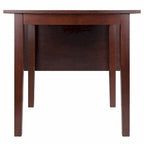 Copper Grove Petronella Walnut Brown Dining Table with Dropleaf Extension - N/A