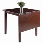 Copper Grove Petronella Walnut Brown Dining Table with Dropleaf Extension - N/A