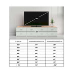 Entertainment Accessories 57-inch Wide Black Fireplace Insert