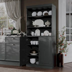 100% Solid Wood 32 Kitchen Pantry Cabinet with 2 Doors by Palace Imports