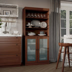 100% Solid Wood 32 Kitchen Pantry Cabinet with 2 Doors by Palace Imports