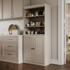 100% Solid Wood 32 Kitchen Pantry Cabinet with 2 Doors by Palace Imports