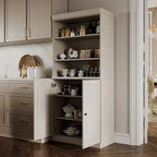 100% Solid Wood 32 Kitchen Pantry Cabinet with 2 Doors by Palace Imports