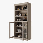 100% Solid Wood 32 Kitchen Pantry Cabinet with 2 Doors by Palace Imports