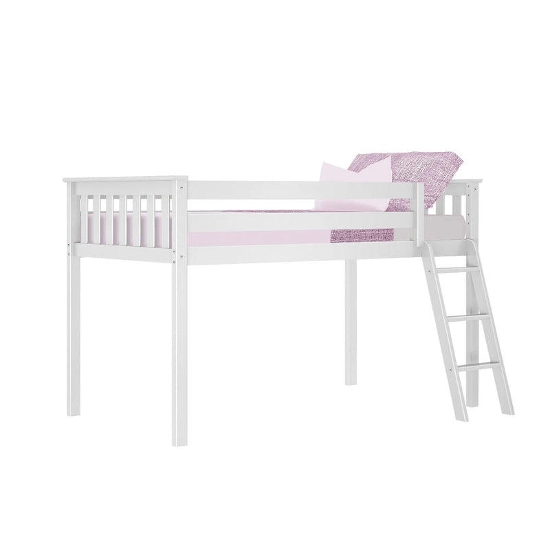 Twin Size Low Loft Bed for Kids