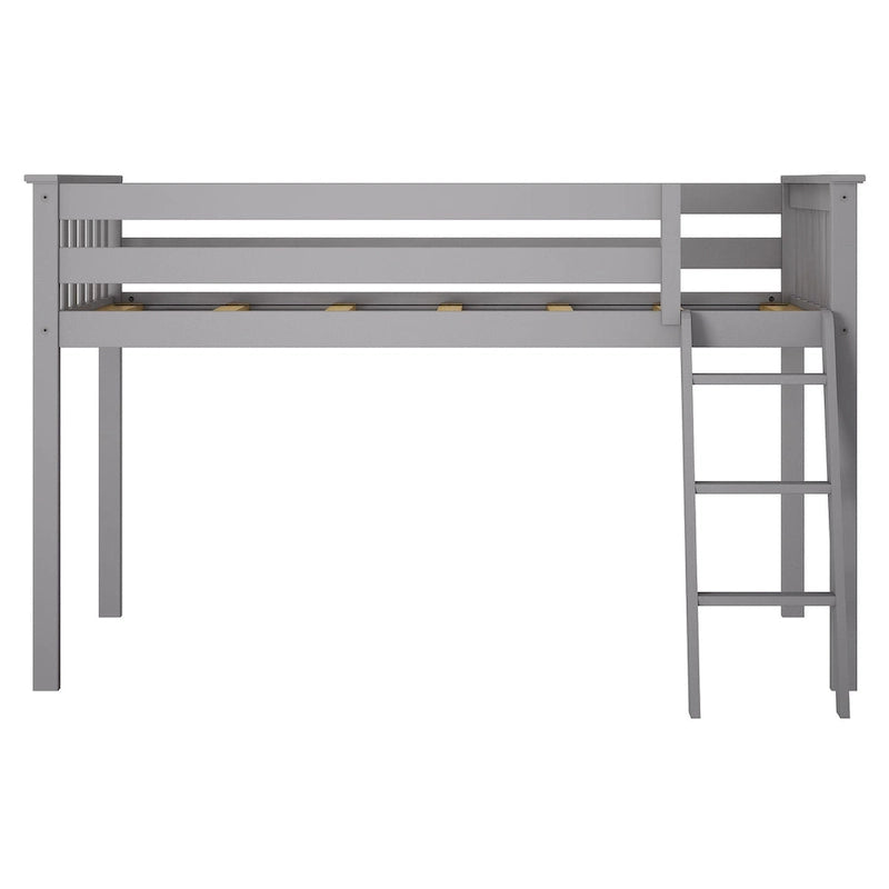Twin Size Low Loft Bed for Kids