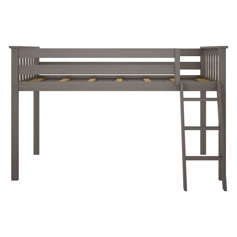 Twin Size Low Loft Bed for Kids