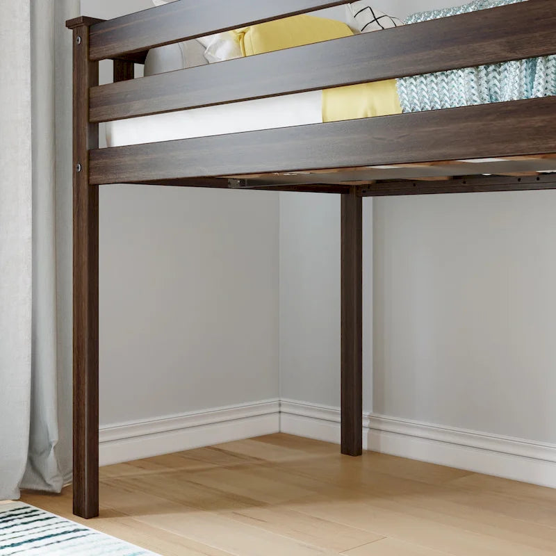 Twin Size Low Loft Bed for Kids