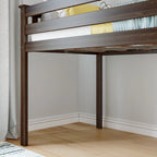 Twin Size Low Loft Bed for Kids