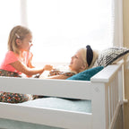 Twin Size Low Loft Bed for Kids