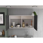TUHOME Napoles Double Door Wall-Mounted Storage Cabinet - N/A