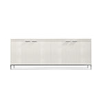 Clihome Furniture Wood 4-Door Accent Cabinet