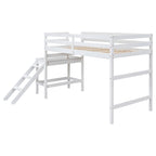Loft Bed with Platform,ladder
