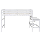 Loft Bed with Platform,ladder
