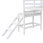 Loft Bed with Platform,ladder