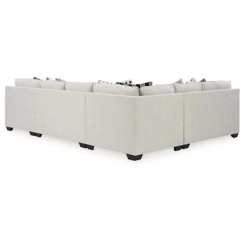 Signature Design by Ashley Huntsworth Dove Gray 4-Piece Sectional with Chaise - 128W x 99D x 38H