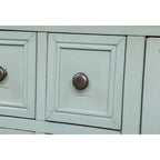 Retro Style Buffet Sideboard Wood Console Table with Bottom Shelf, Easy Assemble, for Living Room, Kitchen, Entryway