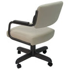 Swivel Tilt Kitchen Caster Chair with Wheels M-115 - 18 inch Seat