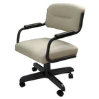 Swivel Tilt Kitchen Caster Chair with Wheels M-115 - 18 inch Seat