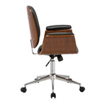 Carson Carrington Vejle Faux Leather Mid-Century Office Chair