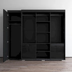 Monaco 3D-EX Wardrobe with 1 Mirror