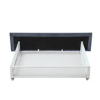 Rhiv Art Deco Upholstered 4-drawer Storage Bed by Furniture of America