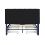 Rhiv Art Deco Upholstered 4-drawer Storage Bed by Furniture of America