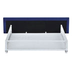 Rhiv Art Deco Upholstered 4-drawer Storage Bed by Furniture of America