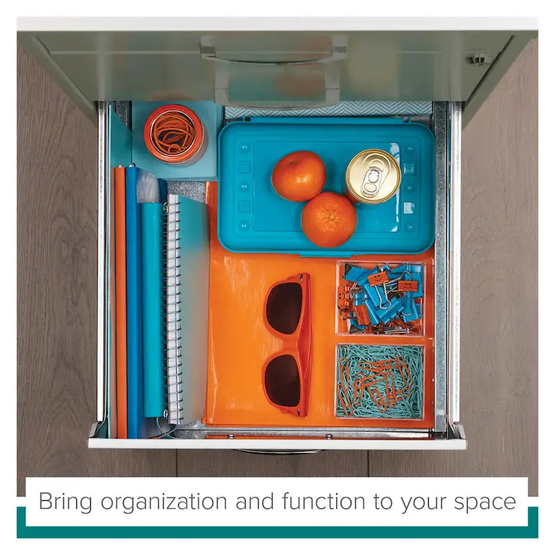 Space Solutions 18 Deep 3 -drawer Organizer File Cabinet, Off-White