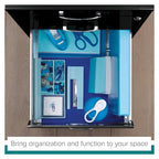 Space Solutions 18 Deep 3 -drawer Organizer File Cabinet, Off-White