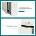 Space Solutions 18 Deep 3 -drawer Organizer File Cabinet, Off-White