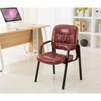 BTExpert Premium Leather Office Executive Waiting Room Guest/Reception Side Conference Chair