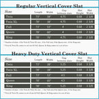 0.75 Vertical Standard Mattress Support Wooden Slats with Cover.