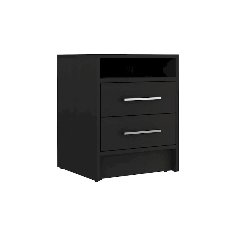 Modern 2-Drawer Nightstand End Table