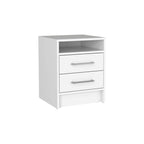 Modern 2-Drawer Nightstand End Table