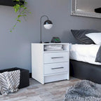 Modern 2-Drawer Nightstand End Table