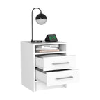Modern 2-Drawer Nightstand End Table