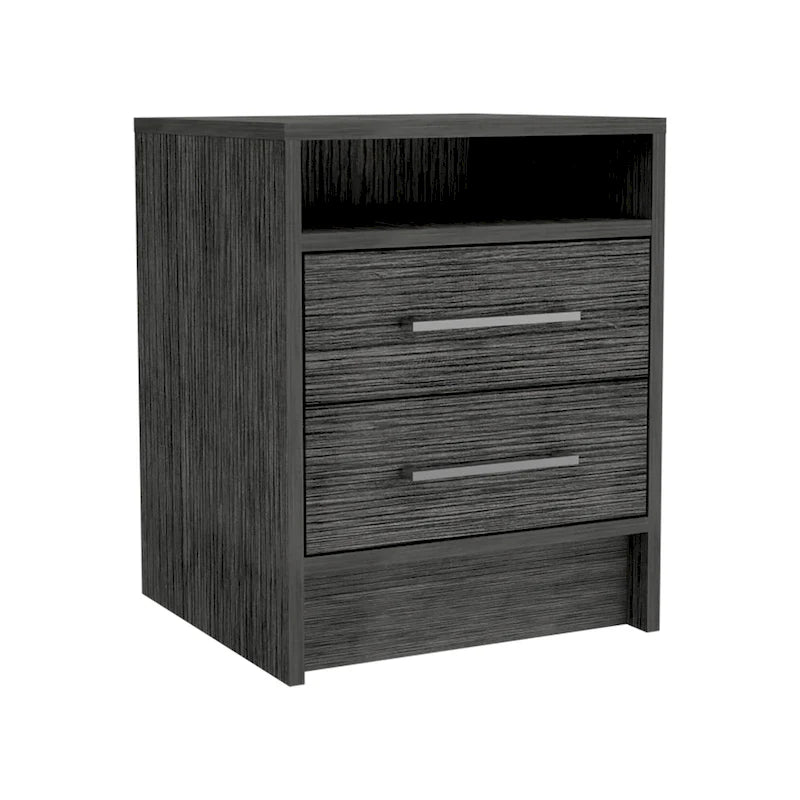 Modern 2-Drawer Nightstand End Table
