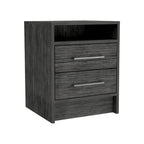 Modern 2-Drawer Nightstand End Table